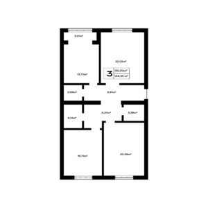 3 комн. — 104.35 м²
