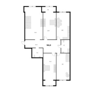 4 комн. — 162.3 м²